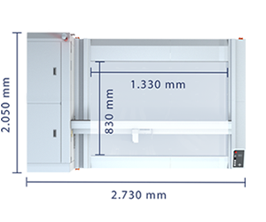 Technical specifications of Laser Cutter M-800