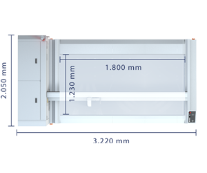 Technical specifications of Laser Cutting System L-1200