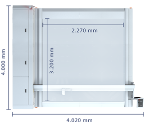 Technical specifications of the CO₂ Laser Machine XL-3200